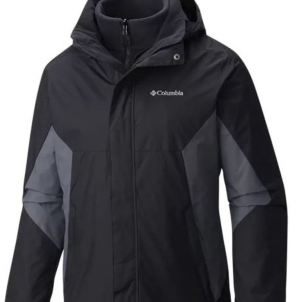 NWT COLUMBIA MEN'S BLACK EAGER AIR INTERCHANGEABLE US XL
